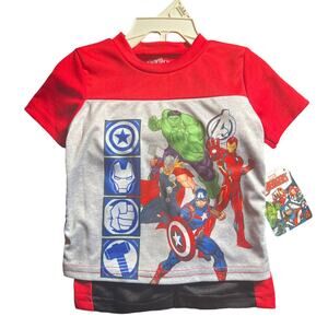 Marvel Avengers Boys 2 Piece Set Size 12 Months NWT